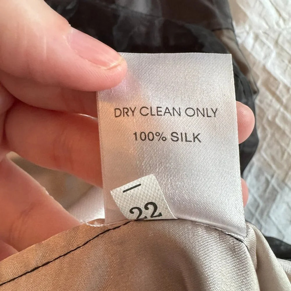 Max Mara 100% Silk Mini Dress Size 4 Black Sheer Cap Sleeve Layered Twilightcore - Picture 13 of 16